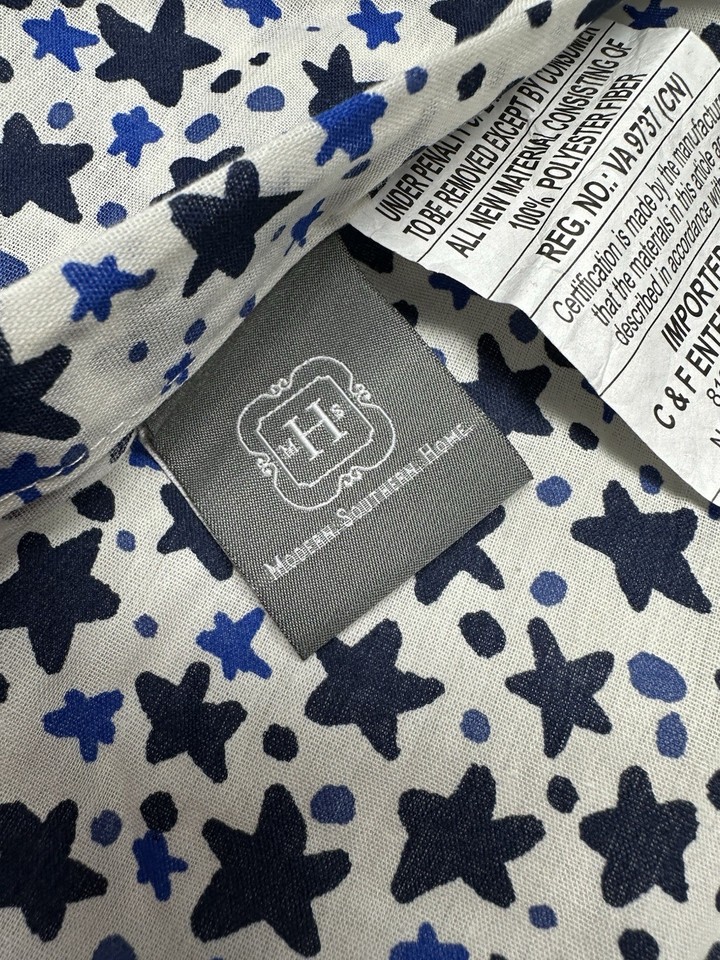 Modern Southern Home 4th of July King Size Reversible Quilt Bedspread