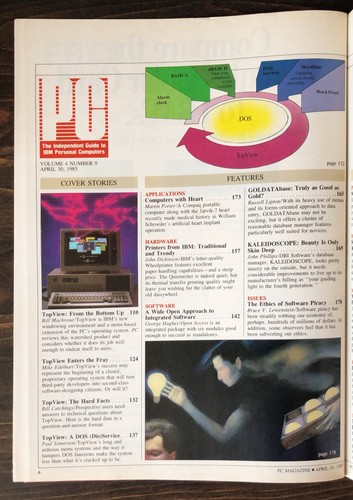 PC Magazine - April 30, 1985, Vol. 4, No. 9 - Picture 2 of 4