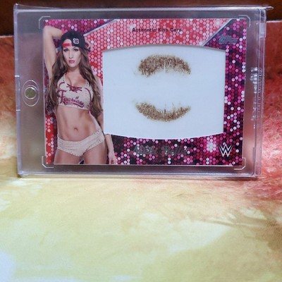 ニッキー　ベラ　キスカード　1/1 TOPPS WWE Nikki Bella Kiss Card 1/1 Topps WWE Relic Auto Rare Diva