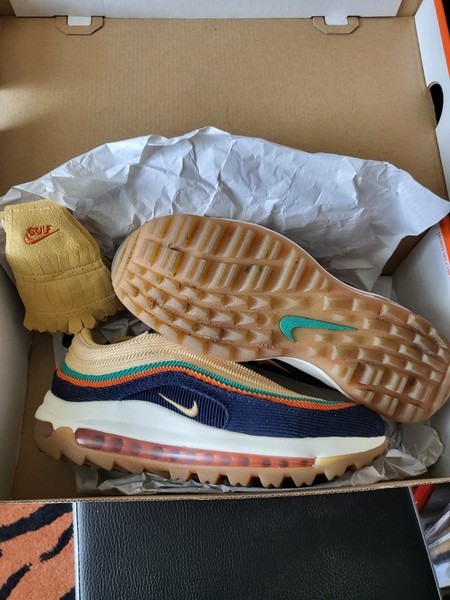 Nike Air Max 97 Golf NRG Obsidian Celestial Gold US8.5