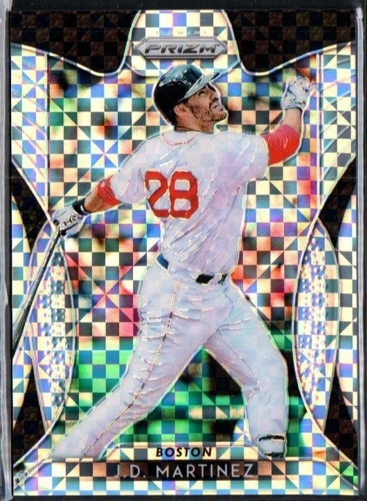 2019 Panini Prizm Plaid Power Prizm /75 JD Martinez #91