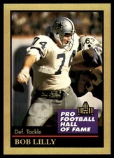 Bob Lilly 1991 Enor Pro Football HOF #88 Cowboys NFL READ FREE SHIP AutographDen