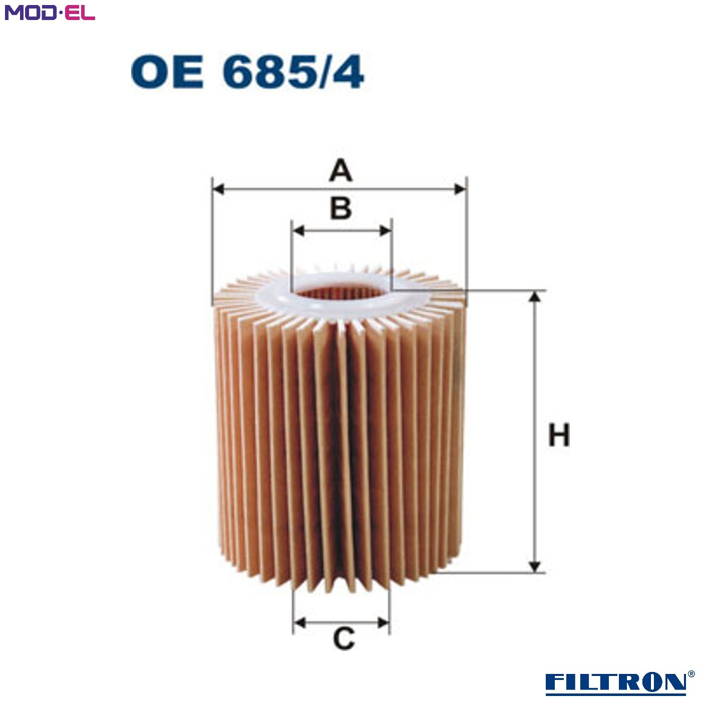 OIL FILTER OE 685/4 FOR LEXUS 2GR-FSE/FXE 3.5L 3GR-FE 3.0L 3GR-FSE 3.0L 6cyl GS