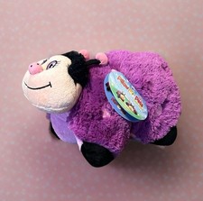 Limited Edition Pillow Pets Pee-Wee Purple Ladybug Plush Foldable Pillow NWT 12