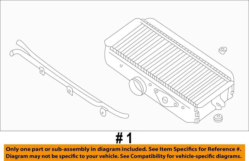 Intercooler SUBARU IMPREZA Wrx Sti 2,0 litros turbo 9407801 Foto 4 de 4