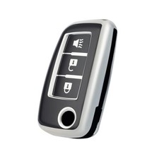 Key fob Cover for Nissan, Soft TPU Car Key Cover Case for Nissan Rogue Black