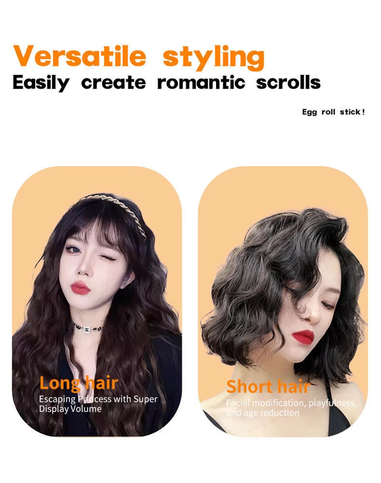 Hair Curlers 32mm Professional Hair Curling Temperature Adjustable Fast Heating - Image 3 of 4