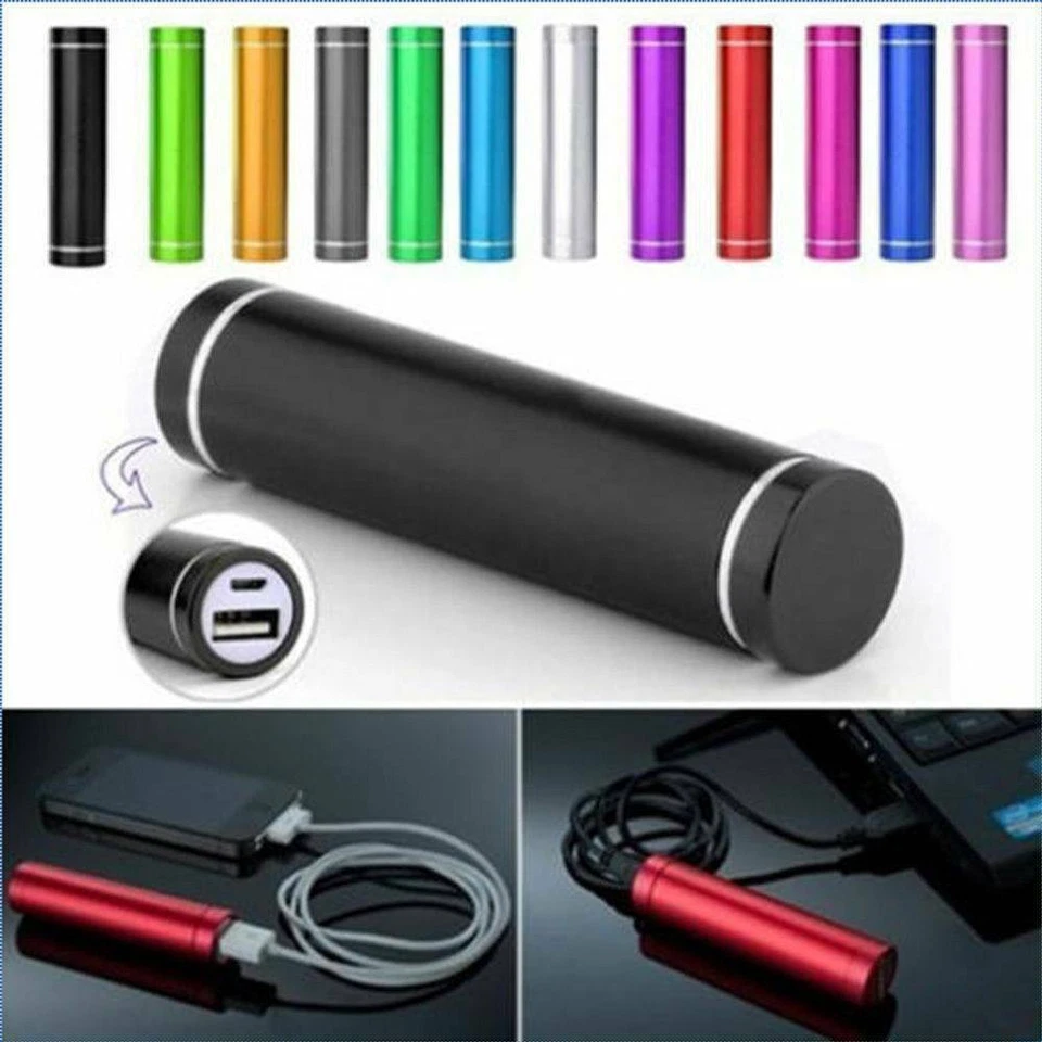 Portable Mini Metal 5V USB Power Bank DIY Case Charger Box Kit For 18650 Battery - image 2 of 4
