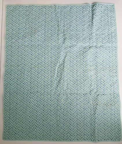 Baby Boys Handmade Quilt Nautical Theme Fish Anchors Stars Quilted Blue Red NEW - Picture 8 of 12