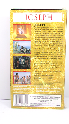 Testament: The Bible in Animation VHS Tapes 1998 Joseph Religion