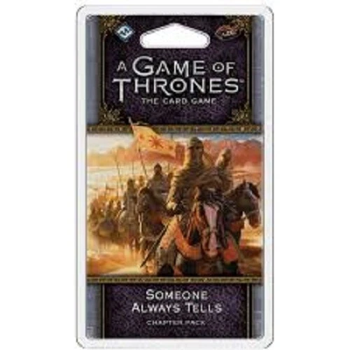 BOARD GAME GAME OF THRONES LCG SOMEONE ALWAYS TELLS EXP GAME BRAND NEW & SEALED