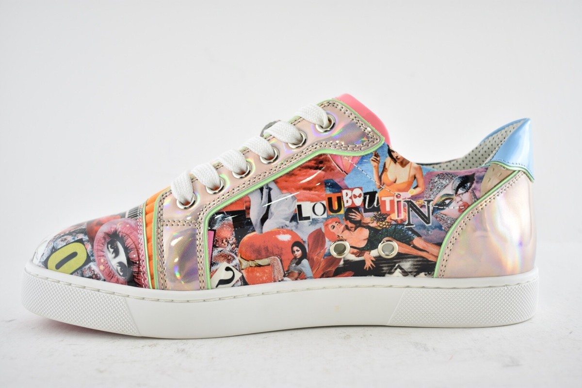 Christian Louboutin Vieira Flat Patent Oh Xtian Multicolor Christian Louboutin Vieira Flat Patent Oh Xtian Multicolor