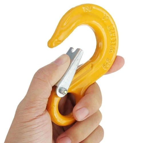 2X 8mm Hammerlock+ Eye Sling Hook Safety Chain Caravan Trailer connecting Extend - Picture 5 of 13