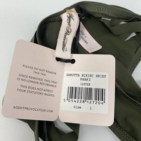 Agent Provocateur Dakotta Khaki Bikini Set 2/1 NWT