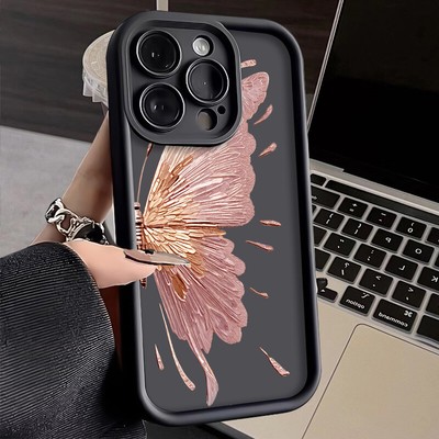 For iPhone Samsung Xiaomi Huawei Butterfly Wing Case Hot ShockProof Phone Cover