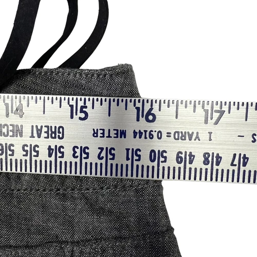 Converse One Star Women’s Gray Mini Skirt W/ Faux Leather Belt & Pockets Size 6 - Picture 5 of 14