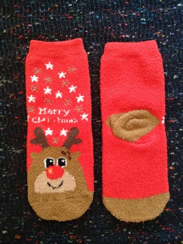 Warm Fleece Winter Socks- Baby/Children/Adult- Christmas patterns available - Picture 5 of 29