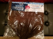 Soggy Doggy Super Shammy Dog Towel with Hand Pockets BRAND NEW Dark Chocolate