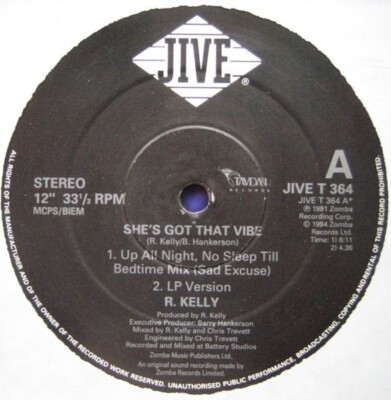 R. Kelly / She's Got That Vibe 12