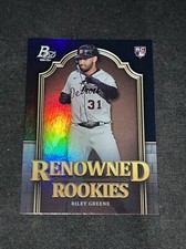 2023 Bowman Platinum Baseball Riley Greene #RR-4 RC Renowned Rookies