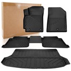 Car Floor Mats Liners Fit for 2021-2025 Kia Seltos 3D TPE Full Set All Weather