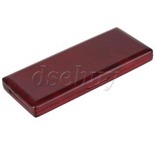 2Pcs Mahogany Color Wooden Bassoon Reed Box for 10 Reed Hold Guard Against