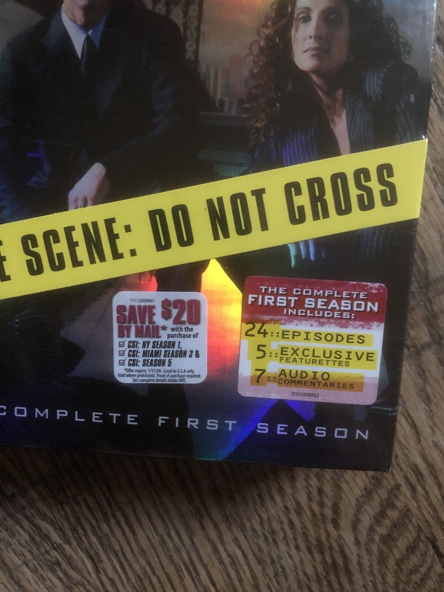 CSI: New York - The Complete First Season (DVD, 2005, 7-Disc