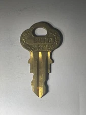 Original SK 10 Silver King peanut gumball machine vending key.