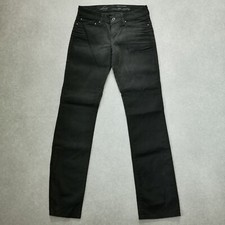 Levi's San Francisco 27 Jeans Womens W27 L32 Black Demi Curve Straight Leg Denim