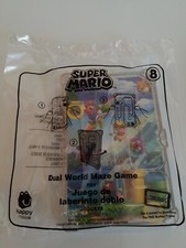Super Mario 2018 McDonald's Happy Meal toy 8 Dual World Maze Game NEW