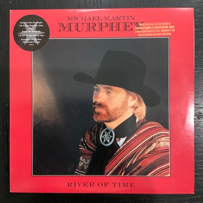 MICHAEL MARTIN MURPHEY-RIVER OF TIME-ORIGINAL 1988 WARNER BROS. VINYL-PROMO COPY