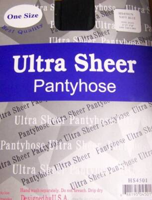 CHOOSE COLOR --ULTRA SHEER PANTYHOSE  ONE SIZE OR QUEEN SIZE NYLON