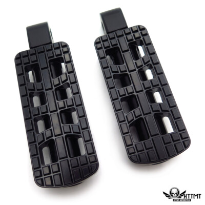 Dominator CNC Footpegs Raised Knubs For passenger 18-19 Softail Fat Boy Fat Bob