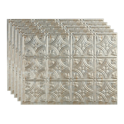 Fasade 18in x 24in Traditional Style/Pattern #1 Backsplash Panel