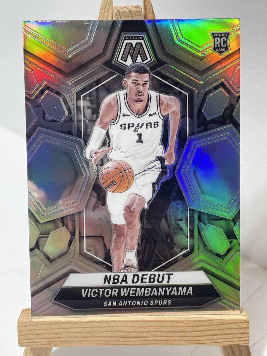 2023-24 Panini Mosaic Victor Wembanyama #257 Silver Holo 2023-24 Panini Mosaic Victor Wembanyama #257 Silver Holo