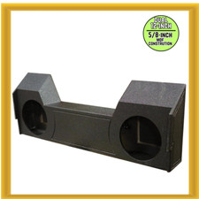 QPower QBOMB for Dodge Ram Crew Cab 2019 - 2024 Dual 12" Car Woofer Enclosure