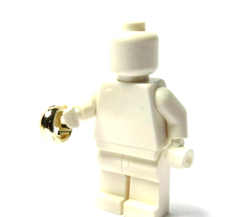 Lego Gold Golden Wedding Ring Band Minifigure Not Included Bride