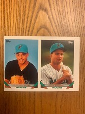 1993 Topps Baseball Card Florida Marlins Clemente Nunez Daniel Robinson
