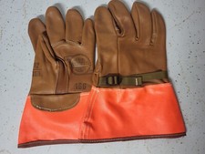 Vintage Salisbury 166 Electrical Lineman Gloves 12" Size 12/ 11" 1/2