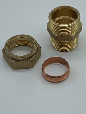 NEU 10 Stück Pressfitting Verbundrohr Haustechnik Compression Fitting 22-3/4'' AG