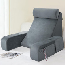 Reading Pillow for Sitting in Bed Adult, Back Pillow for Bed Sitting up