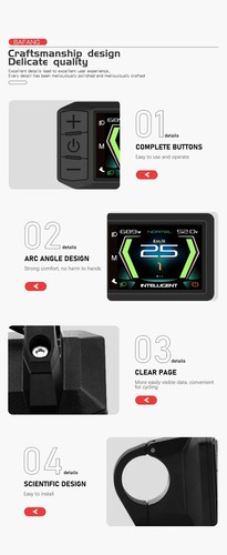 Ebike 600C LCD Display Bluetooth Navigation Mehrsprachiger Computer 9 PAS - Bild 12 von 17