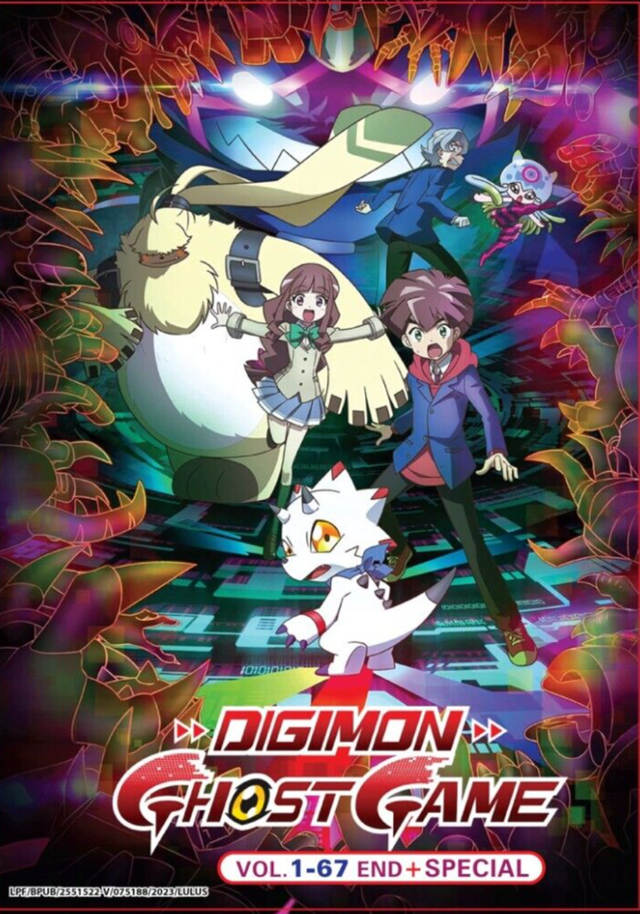 DVD DIGIMON GHOST GAME VOL.1-67 END+SPECIAL English Subtitle All Region