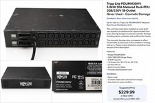 Tripp Lite PDUMH30HV 5.8kW 30A PDU 208/230V 1...