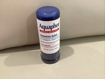 Aquaphor Healing Balm Stick Skin Protectant, Avocado Oil, Shea Butter 0.65 Oz