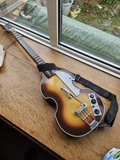 The Beatles Rock Band Xbox 360 Hofner Bass Wireless Guitar Limited Edition