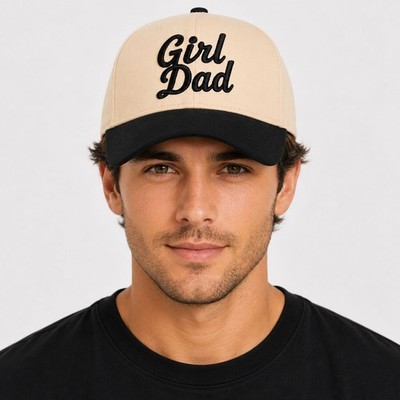 C.C Men's GIRL DAD Embroidered Snapback Baseball Tucker Cap Hat