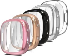 Simpeak 5-Pack Screen Protector Compatible with Fitbit Sense 2/Versa 4 Smartwatc