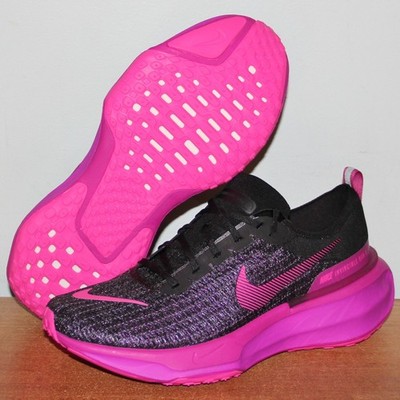 Nike ZoomX Invincible Run Flyknit 3 Mens 11 Black Fuchsia Grape DR2615-006