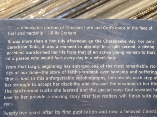 Joni Eareckson Tada "JONI" (25th Anniversary) 8 Cassette Tape Set Audiobook New - Picture 6 of 13